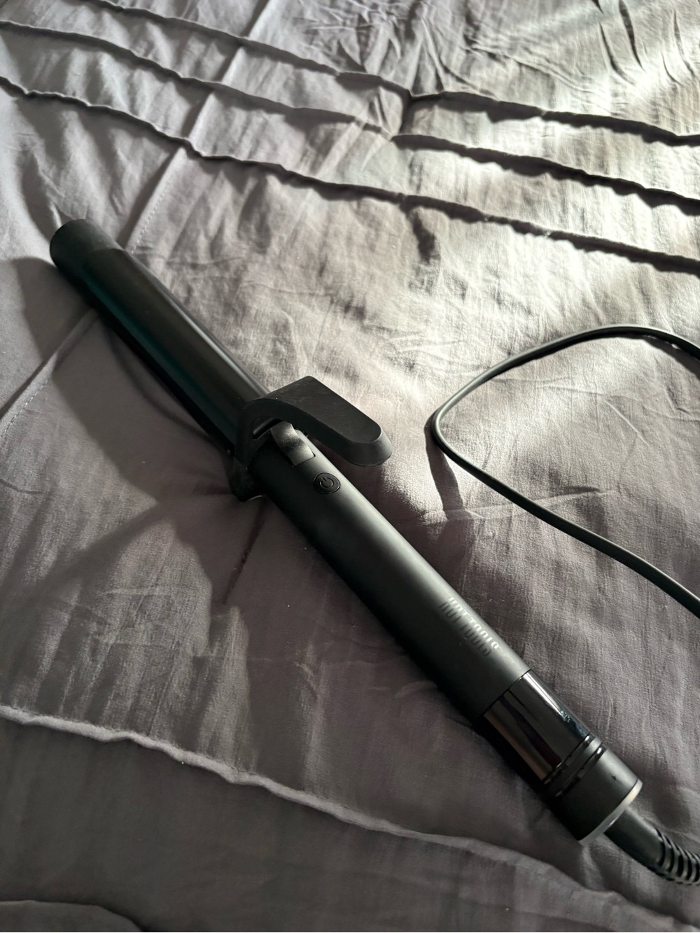 Hot Tools Black Curling Iron Hair Styler - Professional Portable Heat Tool 1 1/4
